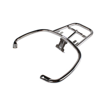 Rear Rack (Topcase, Chrome, V.2); Vespa GTS, GTV