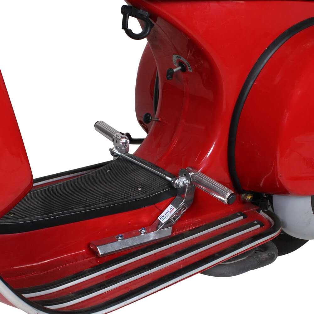 vespa pedal Vintage Vespa P-Series, Genuine Stella Passenger Footrest Replacement Parts – Scooterworks USA, LLC