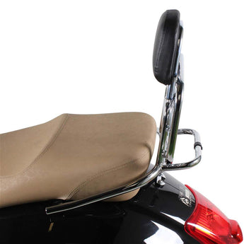 Prima Rear Rack (Backrest, Chrome); Vespa GTS