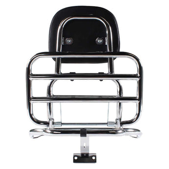 Prima Rear Rack (Backrest,Chome); Vespa LX50 and 150