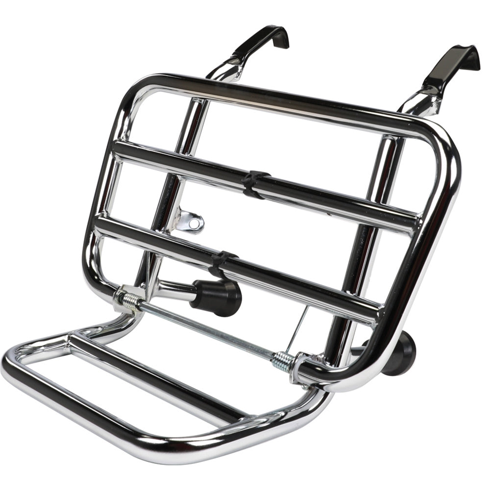 Scooters Chrome Rack Prima Chrome Folding Front Rack | Royal Alloy GT150 & GP300S ...