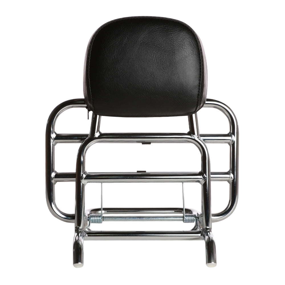 Pluma Fold Rear Rack Prima Chrome Folding Rear Rack & Backrest | Royal Alloy GT150 & GP300S ...