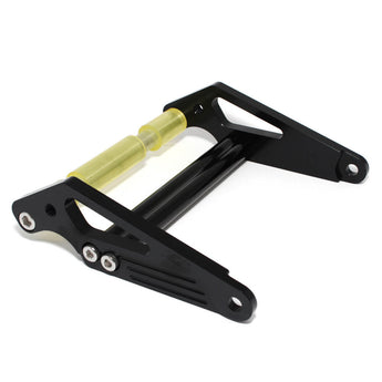 NCY Frame Extension (Billet Aluminum, Black); Honda Ruckus