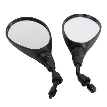 Blue Line Plastic Mirrors (Pair, Standard Thread, 8mm)