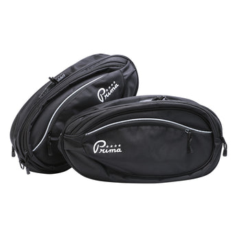 Prima Traveler Saddle Bag Black Universal Scooterworks USA LLC