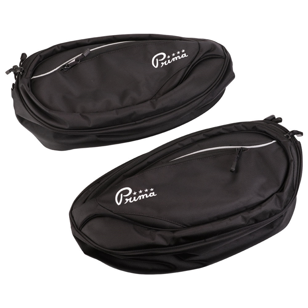 Prima Traveler Saddle Bag (Black); Universal