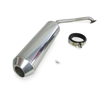 NCY Performance Exhaust (Carp Mouth, Stainless); GY6