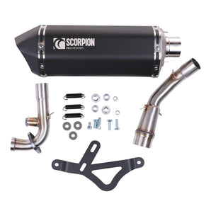 Scorpion Exhaust (Black); Vespa GTS, GT300