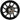 NCY Hustler Front Wheel (Black, 10 Spoke) ; Honda Dio, Sym D
