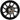 NCY Hustler Front Wheel (Black, 10 Spoke) ; Honda Dio, Sym D