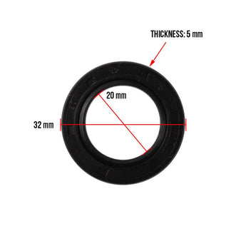 Front Hub Oil Seal ; CSC go., QMB139 Scooters