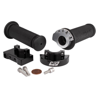 NCY Throttle & Grip Set (Bearing Style, 7/8")