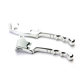 NCY Folding Brake Levers (Disk Type, Silver); TNG, Diamo, Ro