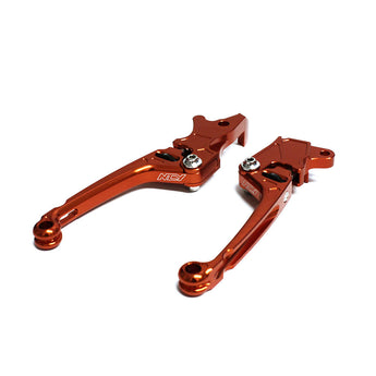 NCY Adjustable Brake Levers (Aluminum, Orange); Honda PCX