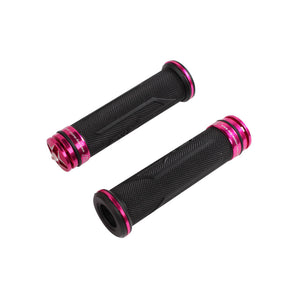 NCY Aluminum Rhinestone Grip Set (Pink, 7/8"): Universal