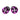 NCY Aluminum Rhinestone Grip Set (Purple, 7/8"); Universal