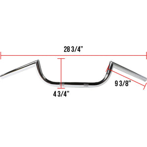 Prima Clubman Ace Handlebars (Chrome, 7/8); G400C