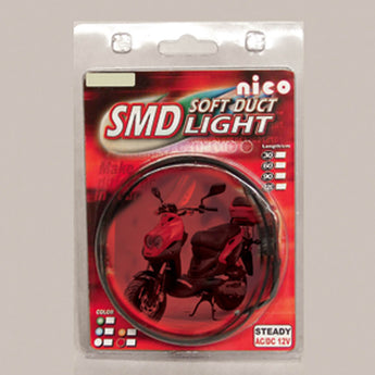 SMD Bright LED Strip (Red, 60 CM); Universal Fit