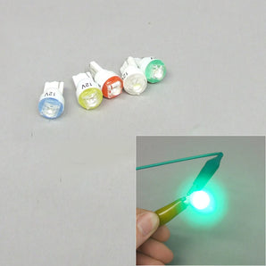 LED Bulb (T10, 1W, Blue, Green, Red, White, Yellow)