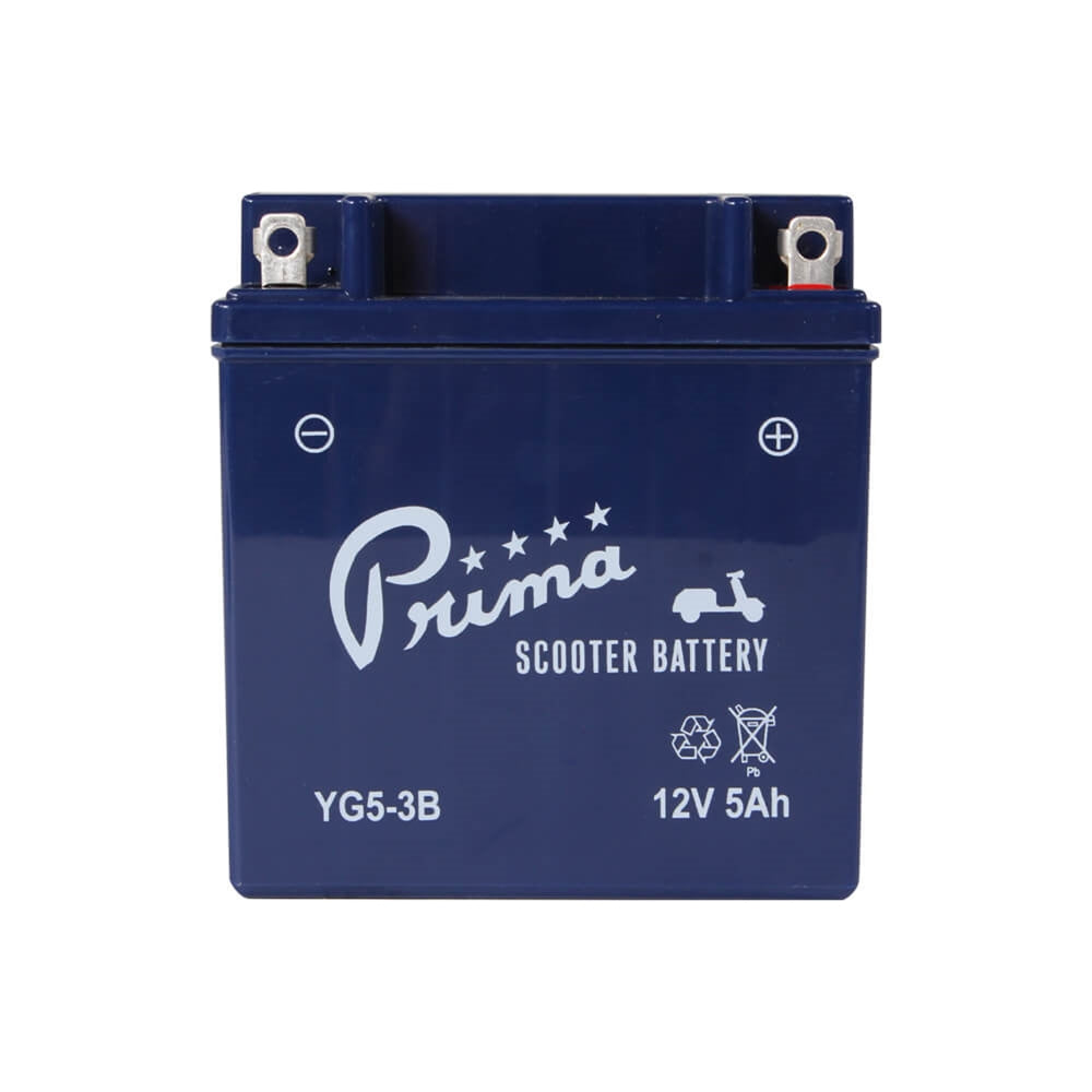 Prima Gel Battery (YG5-3B); Stella Auto, Vespa P125X, P200E