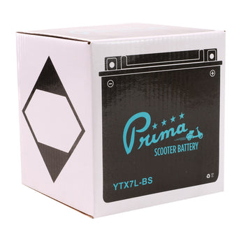 Prima Battery (12V YTX7L-BS); Vespa Primavera, Sprint
