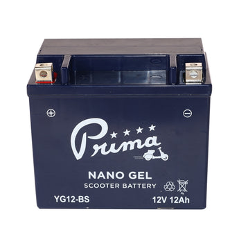 Prima Gel Battery (12V YG12-BS); Vespa LX 150, GTS 300