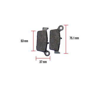 Brake Pads (75.1 x 37 x 9.5); Kymco