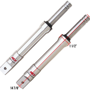 NCY Front Forks (Drum Type, Silver); Honda Ruckus