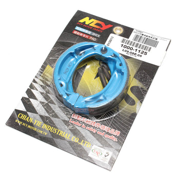 NCY Blue Brake Shoes (Drum) Honda Ruckus, Metropolitan