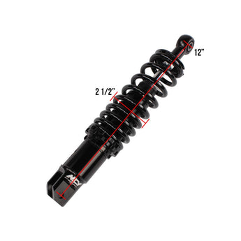 NCY Rear Shock (Black); Yamaha Zuma 50 2T 2002+, Honda Navi