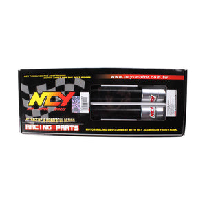 NCY Performance Forks (Drum Type, All Black); Honda Ruckus