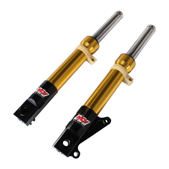 NCY Front Forks (DiskType, Gold); Honda Ruckus, Dio