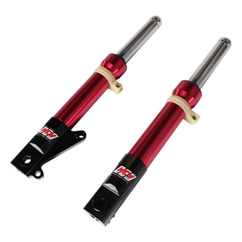 NCY Front Forks (DiskType, Red); Honda Ruckus,Dio