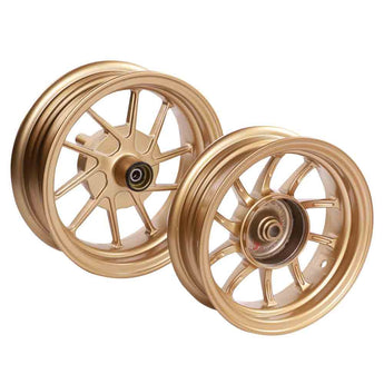 NCY Ruckus Wheel Set (Stay Gold, Hustler, 10"); Honda Ruckus