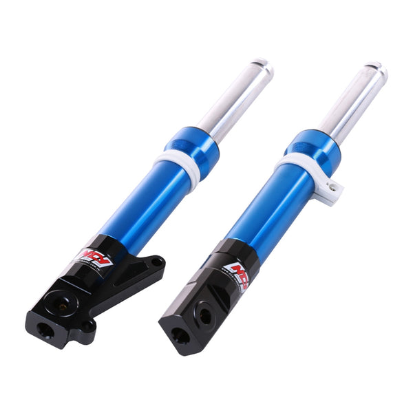 NCY Front Forks (DiscType, Blue); Ruckus/Dio, SYM DD50 Replacement