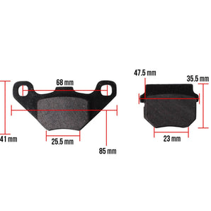 Brake Pads; CSC go., QMB139 Scooters