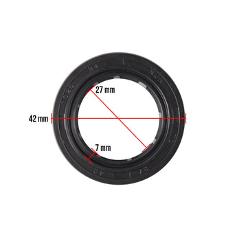 Oil Seal (27*42*7); GY6, QMB139