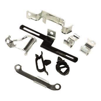 Blue Line Engine Clamp and Cable Holder Kit; GY6