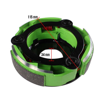 NCY Performance Clutch (Green, Gen4); Yamaha Zuma & Vino 125