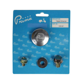 Prima Magnetic Oil Drain Kit; Genuine, GY6, Kymco, QMB139