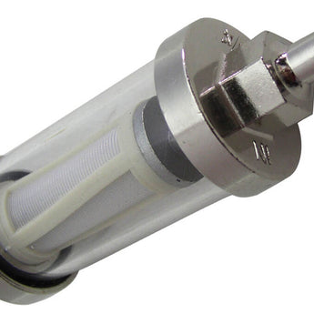 NCY In-line Fuel Filter (Long 1/4" Fittings)