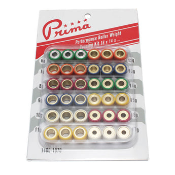 Prima Roller Weight Tuning Kit (18x14, 6g to 17g)