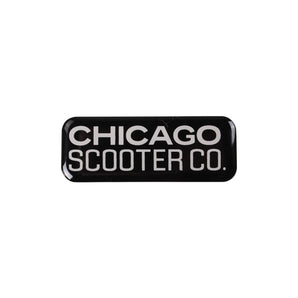 Decal (Chicago Scooter Company, Large); CSC go.