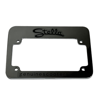 Chrome License Plate Holder; Stella