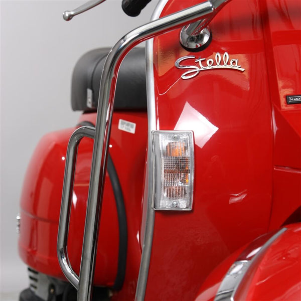 Vespa, Stella 2T/4T, Front Crash Bars (Chrome, Drill Type