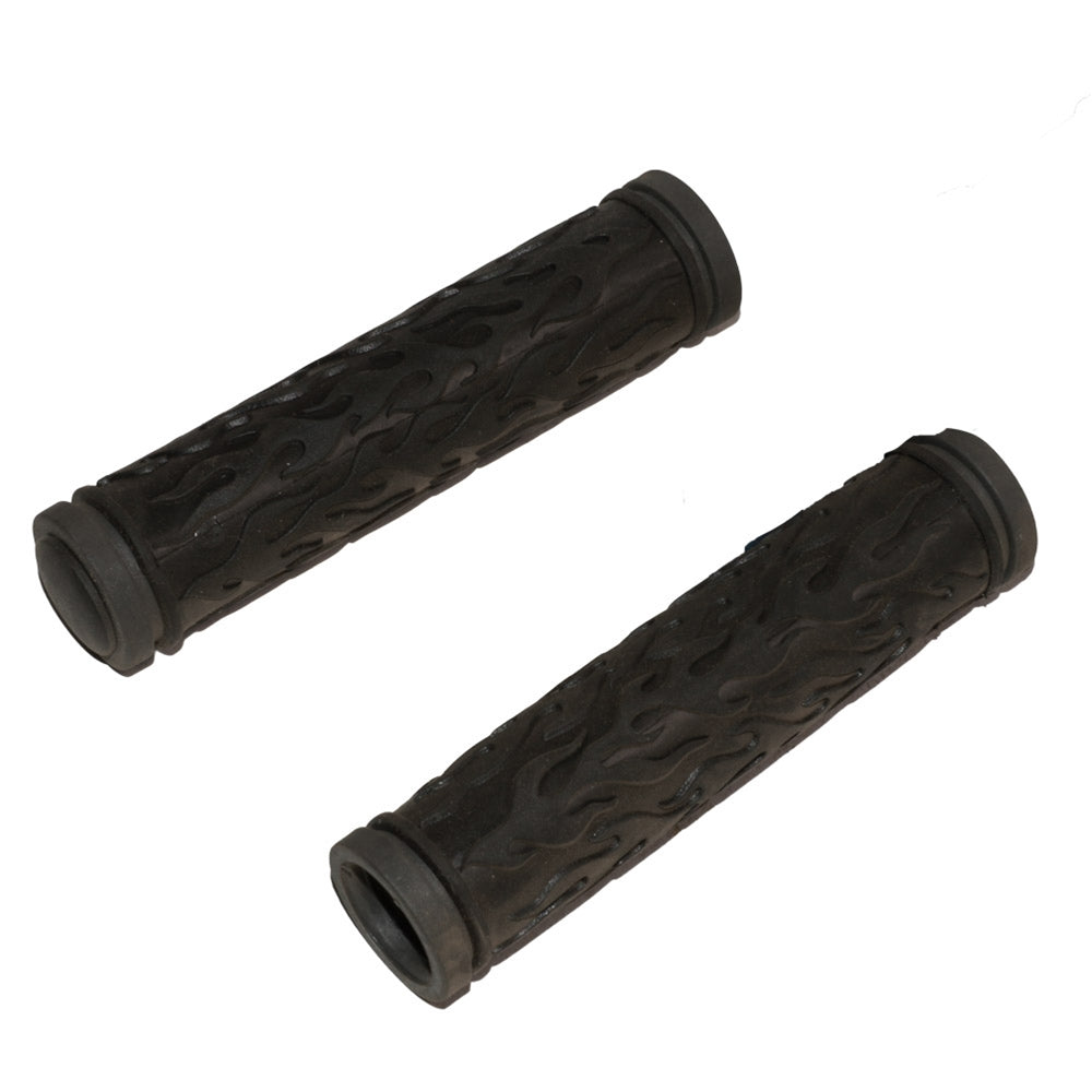 Grips,  Black Flame Style (Pair); Stella 2T