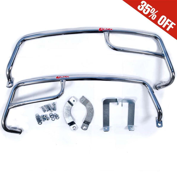 Prima Chrome Cowl Protectors For Vespa GTS250, GTV, GTS300 Models | Front Legshield Trim