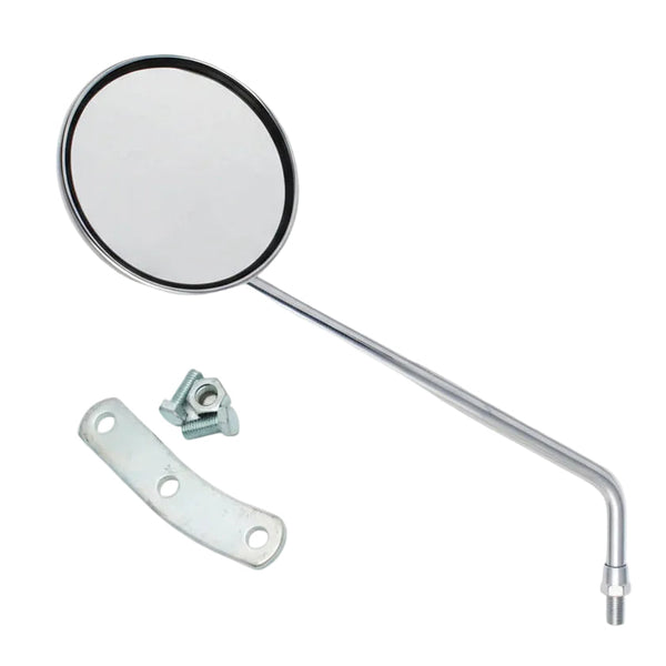 Vespa, Lambretta, Stella, Left Mirror (Round, Chrome) Replacement