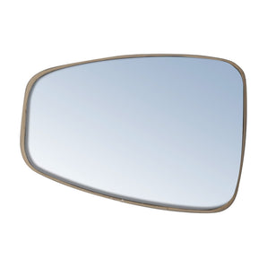 Stadium Style Mirror; Chrome (24" Stem)