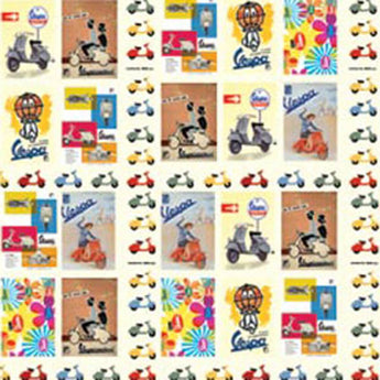 Wrapping Paper (Vespa Collage)